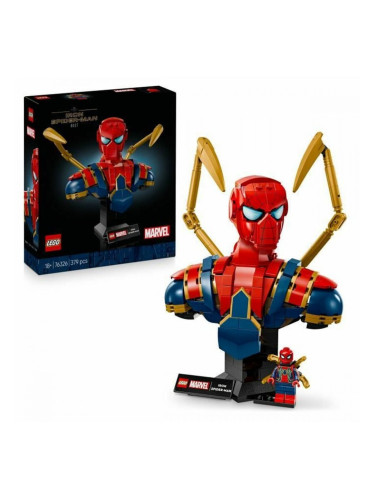 Строителна Игра Lego 76326 Iron Spider-Man Bust 379 Части