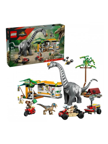 Строителна Игра Lego JURASSIC WORLD 76973 Raptor & Titanosaurus Tracking Mission