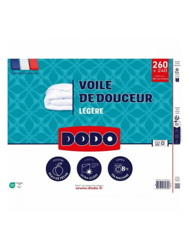 Скандинавски Стил Пълнеж DODO VOILE DE DOUCEUR Бял 100 g/m² 240 x 260 cm