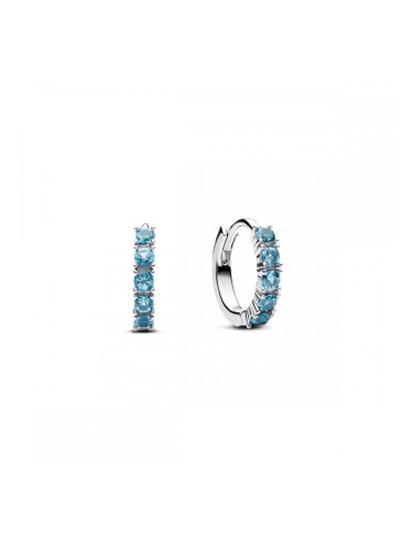 Дамски обеци Pandora 293849C01 Сребрист Син