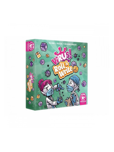 Настолна игра Tranjis Games Virus! Roll & Write