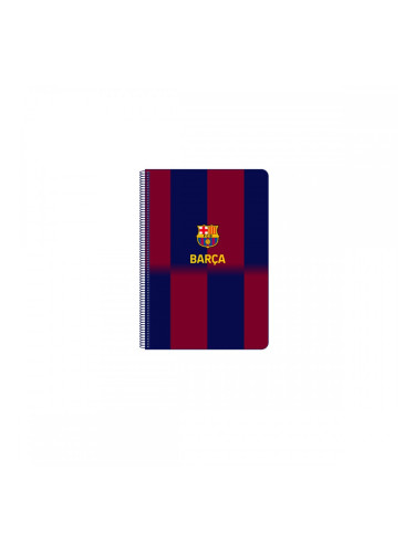 Тефтер F.C. Barcelona Син Кестен A4 80 Листи