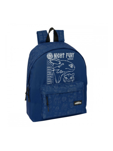 Училищна чанта How to Train Your Dragon Тъмно синьо 33 x 42 x 15 cm