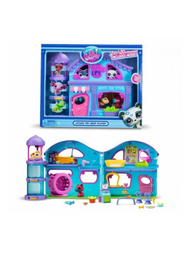 Playset Bandai The Big House Littlest Pet Shop 22 Части