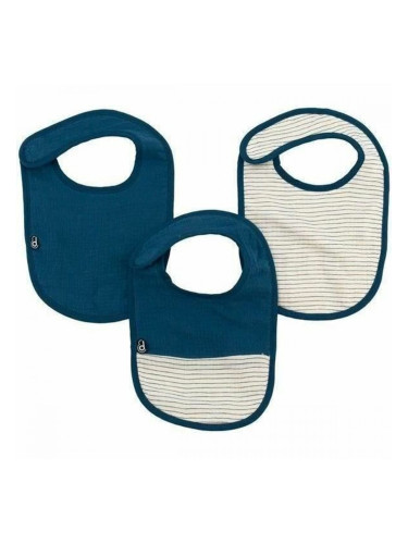 Нагръдник Domiva Син Памук 3 Части (3 броя)