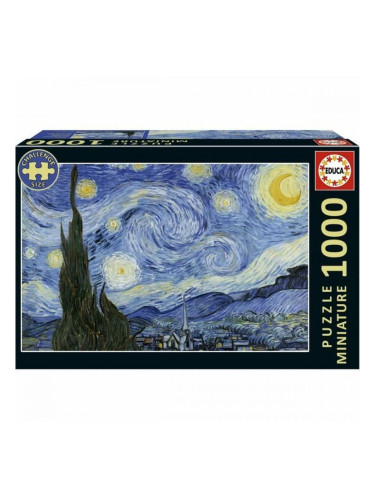 Пъзел Educa Miniatura Noche Estrellada 1000 Части