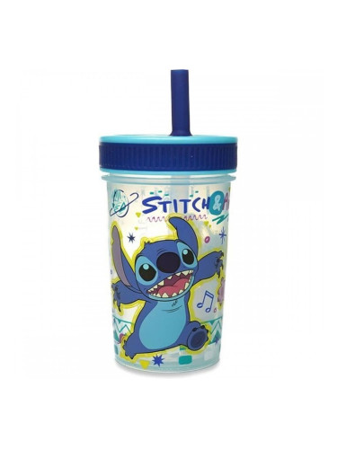 чашата за обучение ThermoBaby LILO & STITCH 420 ml Син
