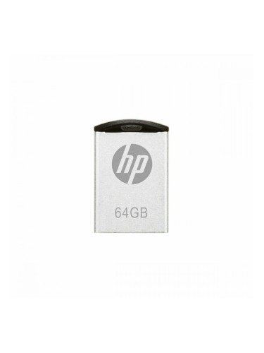 USB стик HP HPFD222W-64 Сребрист Метал 64 GB