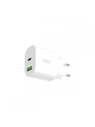Зарядно за стена KSIX Бял 20 W