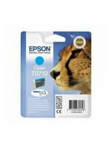 Оригиална касета за мастило Epson T0712 Син Синьо-зелен