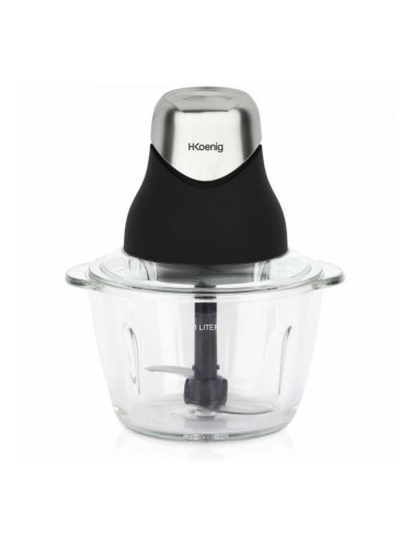 Мелачка Hkoenig LEO8 Черен Хром Cтъкло Неръждаема стомана 1 L