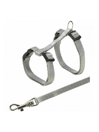 Котешка Сбруя Trixie Сив