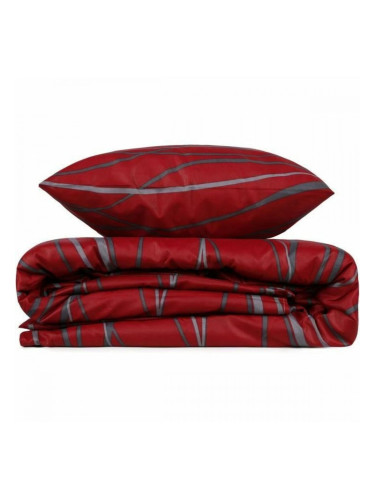 Комплект покривка за завивка Червен 200 легло 3 Части