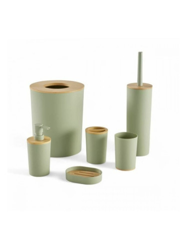 Комплект за Баня TODAY HOY Зелен Пластмаса Модерен (6 броя)