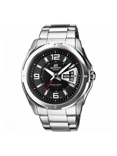 Мъжки часовник Casio EF-129D-1AVEF Черен Сребрист