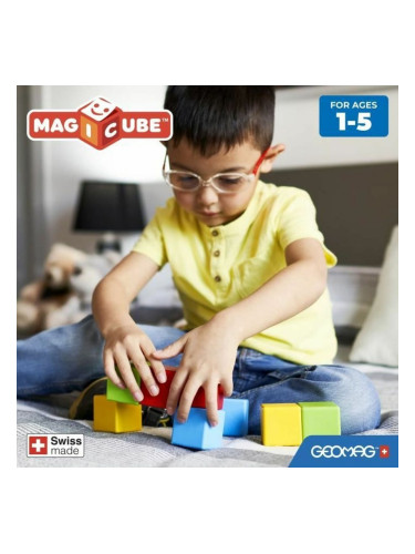 Строителна Игра Geomag Magicube Recycled Creative Set