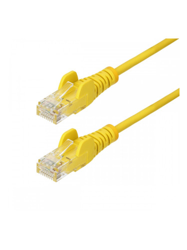 FTP категория 6 твърд мрежови кабел Startech N6PAT300CMYLS Жълт 3 m