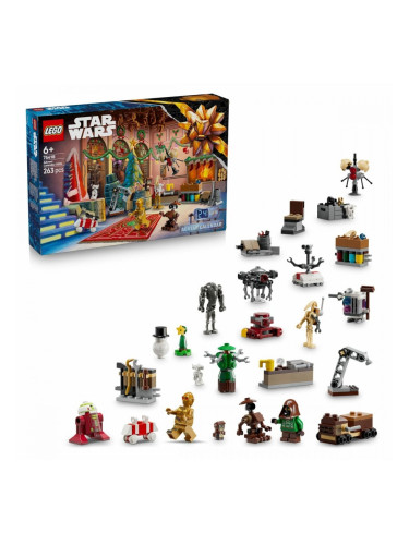 Строителна Игра Lego 75418 Advent Calendar 2025 Star Wars 263 Части