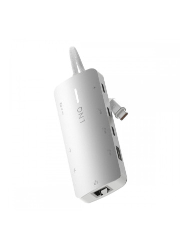 USB извод Linq Byelements LQ49081PS Бял Сив
