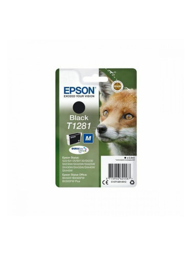 Оригиална касета за мастило Epson T1281 Черен 5,9 ml