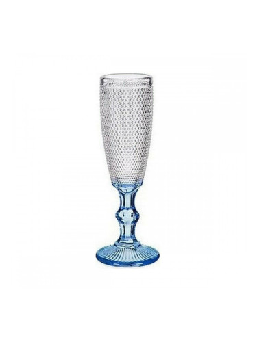 Чаша за шампанско Кобалтово Синьо 180 ml