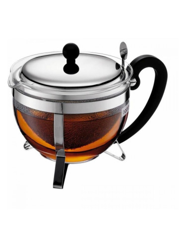 чайник Bodum CHAMBORD Сив Прозрачен 1,3 L 16,8 x 23,3 x 16,8 cm