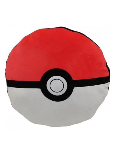 Възглавница Pokémon 45 x 4 x 45 cm Бял Черен Червен полиестер Детски