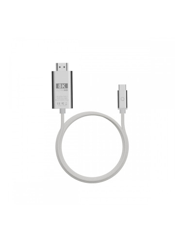 USB Cable Linq Byelements LQCCH200 Сив 2 m