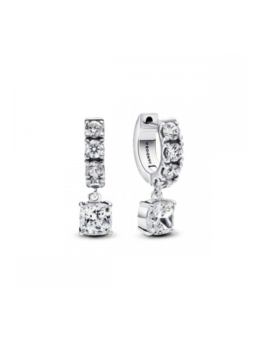 Дамски обеци Pandora 293547C01 Сребрист