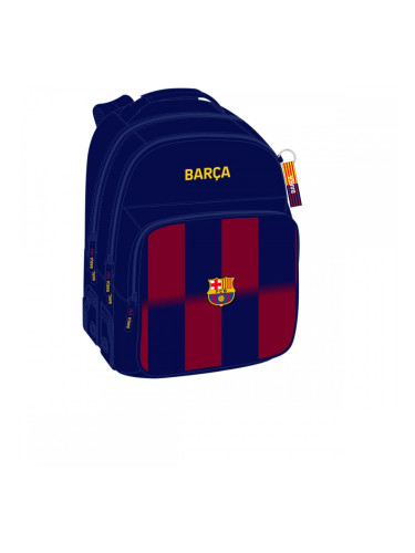 Училищна чанта F.C. Barcelona Син Кестен 32 x 42 x 15 cm