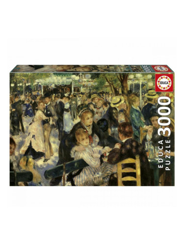 Пъзел Educa Baile en el Moulin De La Galette 3000 Части