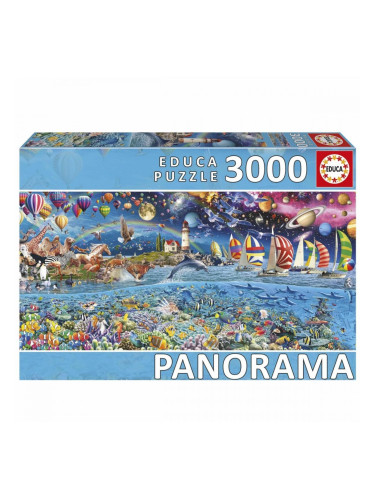 Пъзел Educa Panorama de la Vida 3000 Части