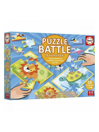 Пъзел Educa Battle Jr Animales 144 Части