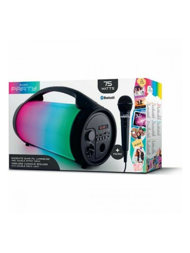 Тонколони с блутут и микрофон Караоке Bigben PARTYBTPRO 75 W Черен