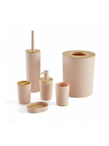 Комплект за Баня TODAY HOY Розов Пластмаса Модерен (6 броя)