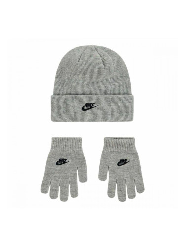 Шапка и ръкавици Nike Club Сив (Един размер)