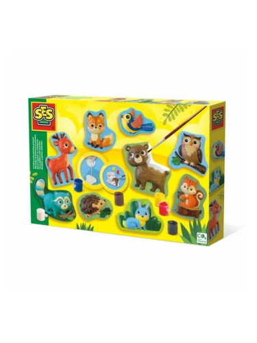 Комплект за Рисуване SES Creative Forest animals