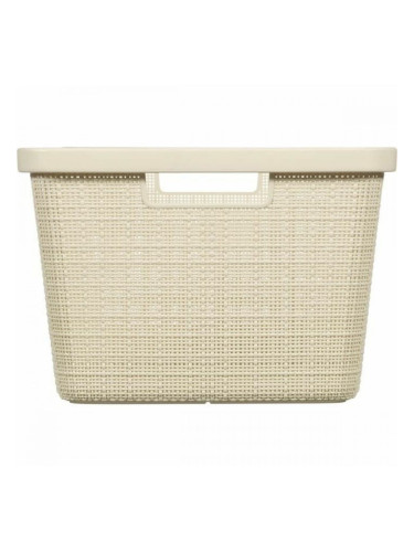 Кош за Пране Curver Yute Бял Пластмаса 45 L