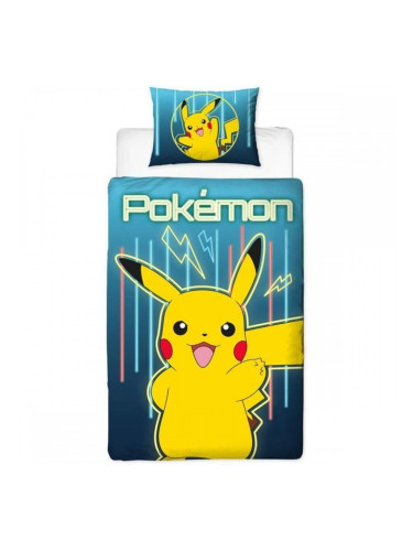 Комплект покривка за завивка Pokémon Жълт 140 легло 2 Части