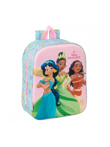 Детска раница Frozen Розов Небесно синьо 22 x 27 x 10 cm 3D