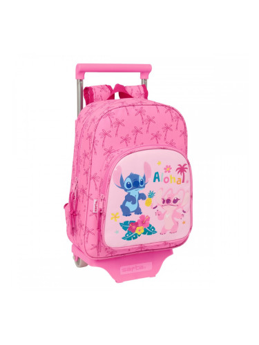 Училищна чанта Lilo & Stitch Chill Розов Мента 26 x 11 x 67 cm 26 x 34 x 11 cm