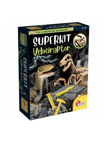 Образователна Игра Lisciani Giochi I'm GENIUS Super Kit Velociraptor Nuevo