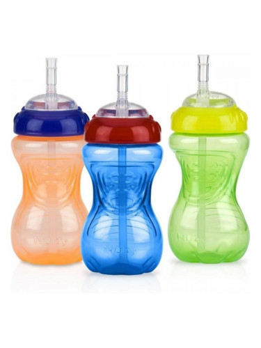 чашата за обучение Nûby Многоцветен 300 ml 3 Части