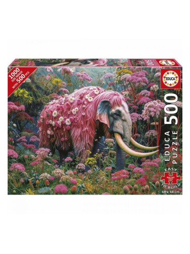 Пъзел Educa Elefante Florido 500 Части