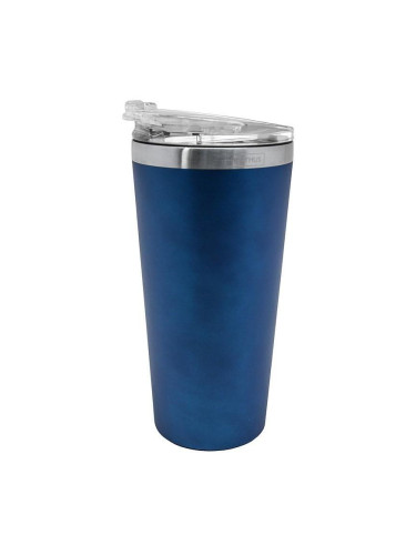 Двустенна термочаша Nerthus синя - 500 мл