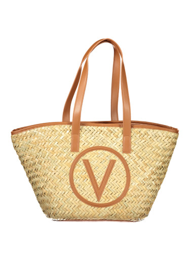 Плажна чанта с кожени дръжки