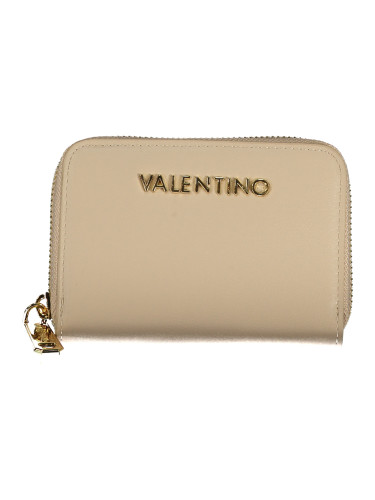 Дамски бежов портфейл Valentino