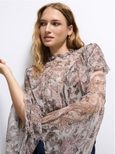 Mohito - Блуза от вискоза - кафяво