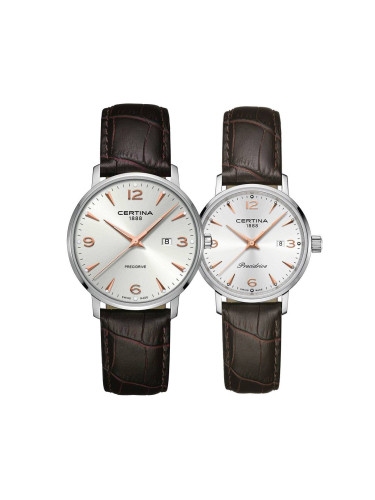 Комплект часовници за двойки Certina DS Caimano C035.410.16.037.01-C035.210.16.037.01