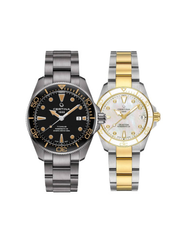 Комплект часовници за двойки Certina DS Action C032.607.44.051.00-C032.007.22.116.00